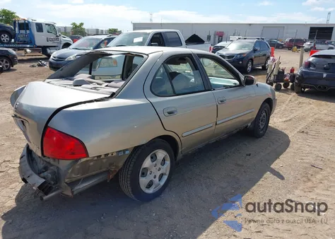 2004 Nissan Sentra 1.8S z USA, uszkodzony, nr VIN 3N1CB51DX4L916850